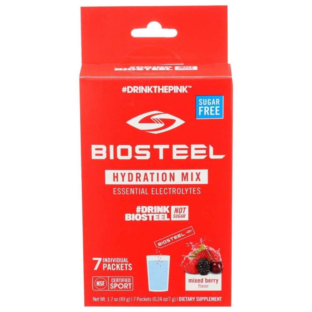 BIOSTEEL Vitamins & Supplements > Sports Nutrition BIOSTEEL: Hydration Mix Mixed Berry, 7 un