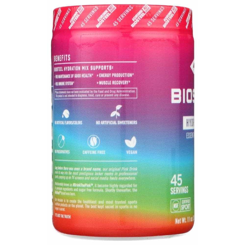 BIOSTEEL Biosteel Hydration Pwdr Rainbow, 11 Oz