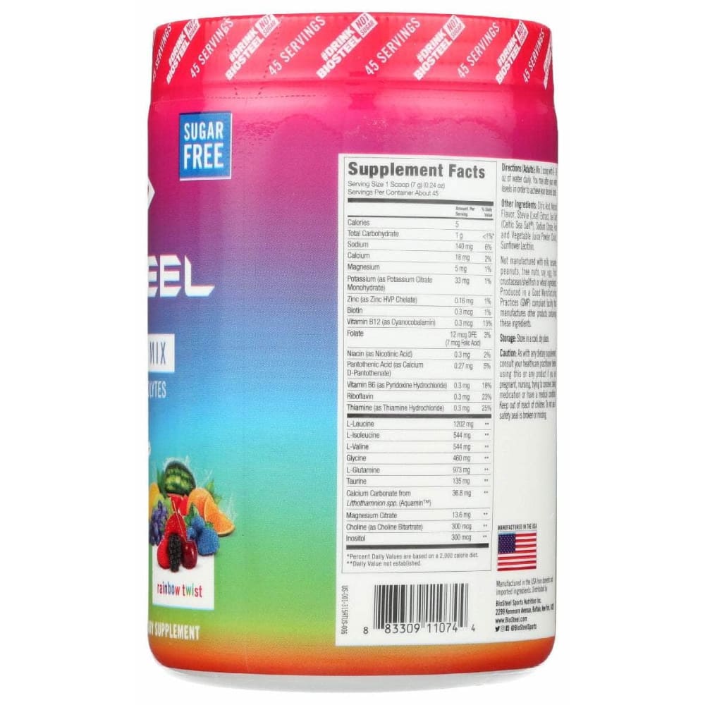 BIOSTEEL Biosteel Hydration Pwdr Rainbow, 11 Oz