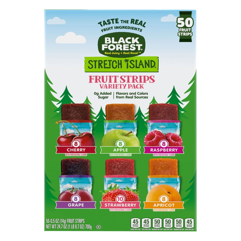 Black Forest Fruit Strips Variety Pack 50 ct. - Home/Grocery Household & Pet/Canned & Packaged Food/Candy Gum & Mints/ - Black Forest