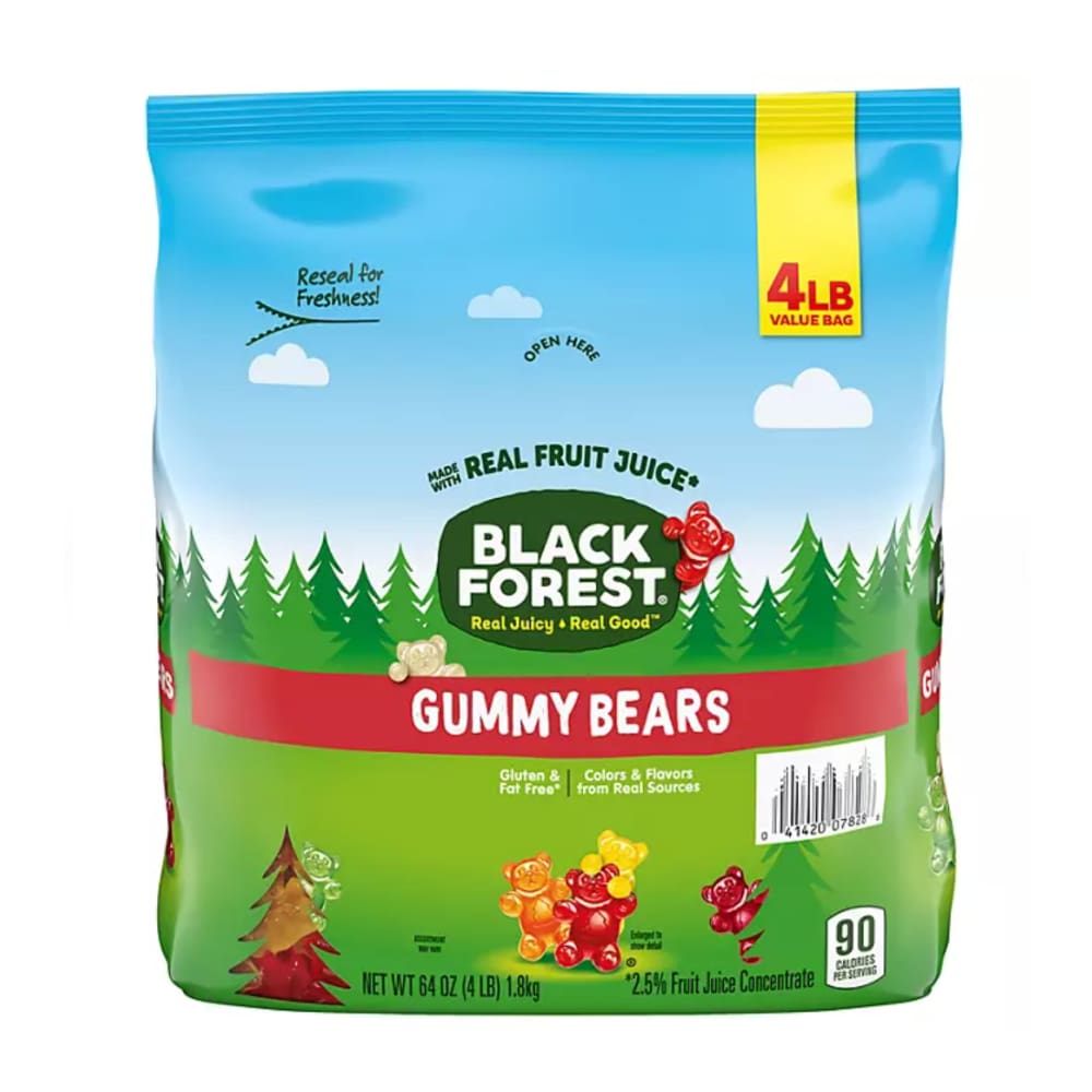 Black Forest Gummy Bears - 4lb - Candy & Chocolate - Black Forest