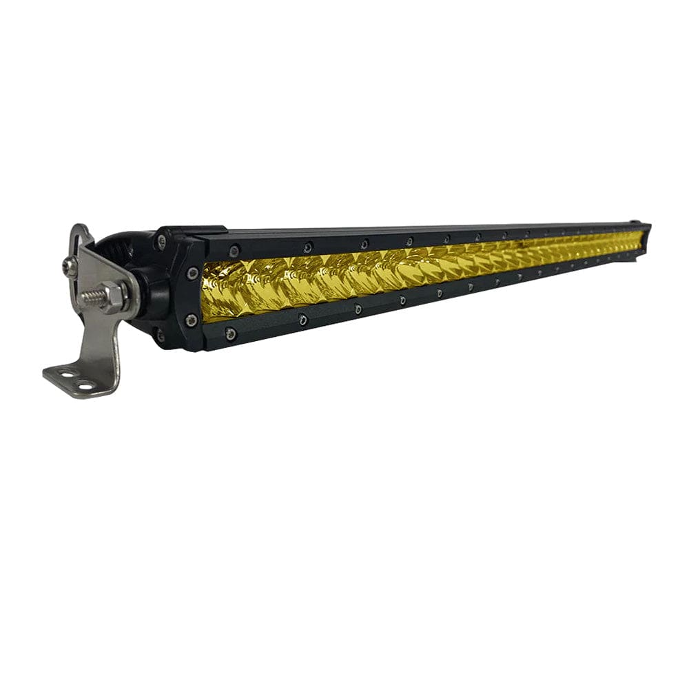 Black Oak 30 Yellow Lens Single Row Combo Optics Pro Series 2.0 - Automotive/RV | Lighting,Lighting | Light Bars - Black Oak LED