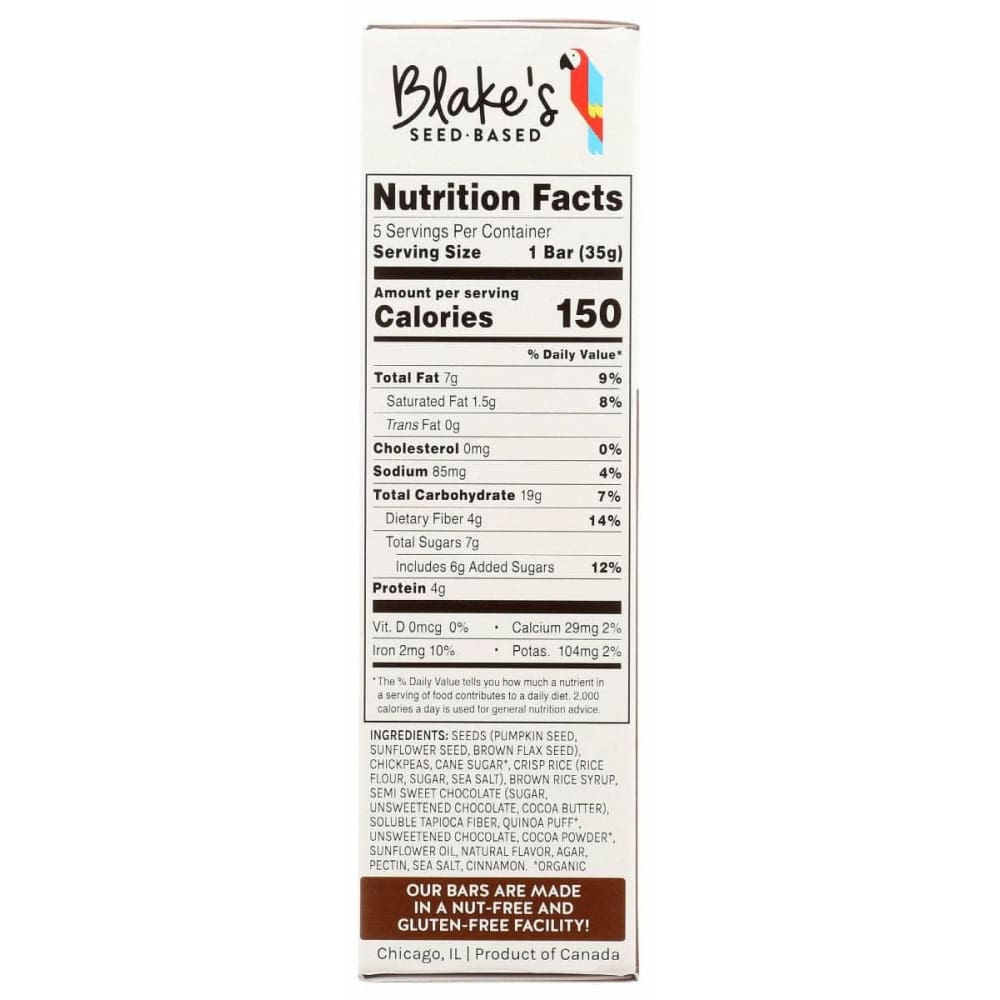 BLAKES SEED BASED Blakes Seed Based Bar Smores 5Ct, 6.15 Oz