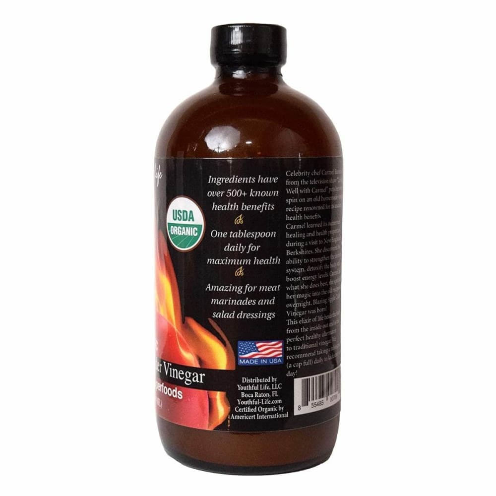 BLAZING APPLE CIDER VINEGAR Blazing Apple Cider Vinegar Blazing Apple Cider Vinegar, 16 Oz