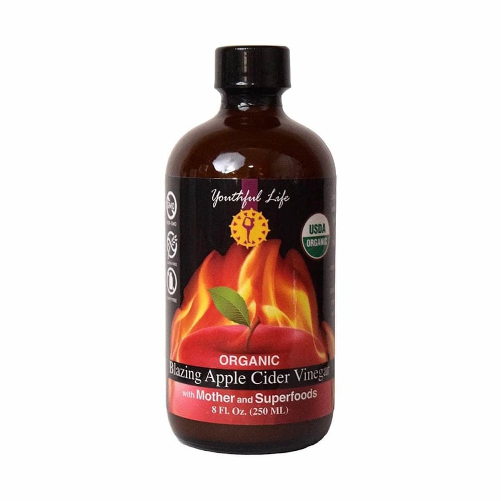 BLAZING APPLE CIDER VINEGAR Blazing Apple Cider Vinegar Blazing Apple Cider Vinegar, 8 Oz