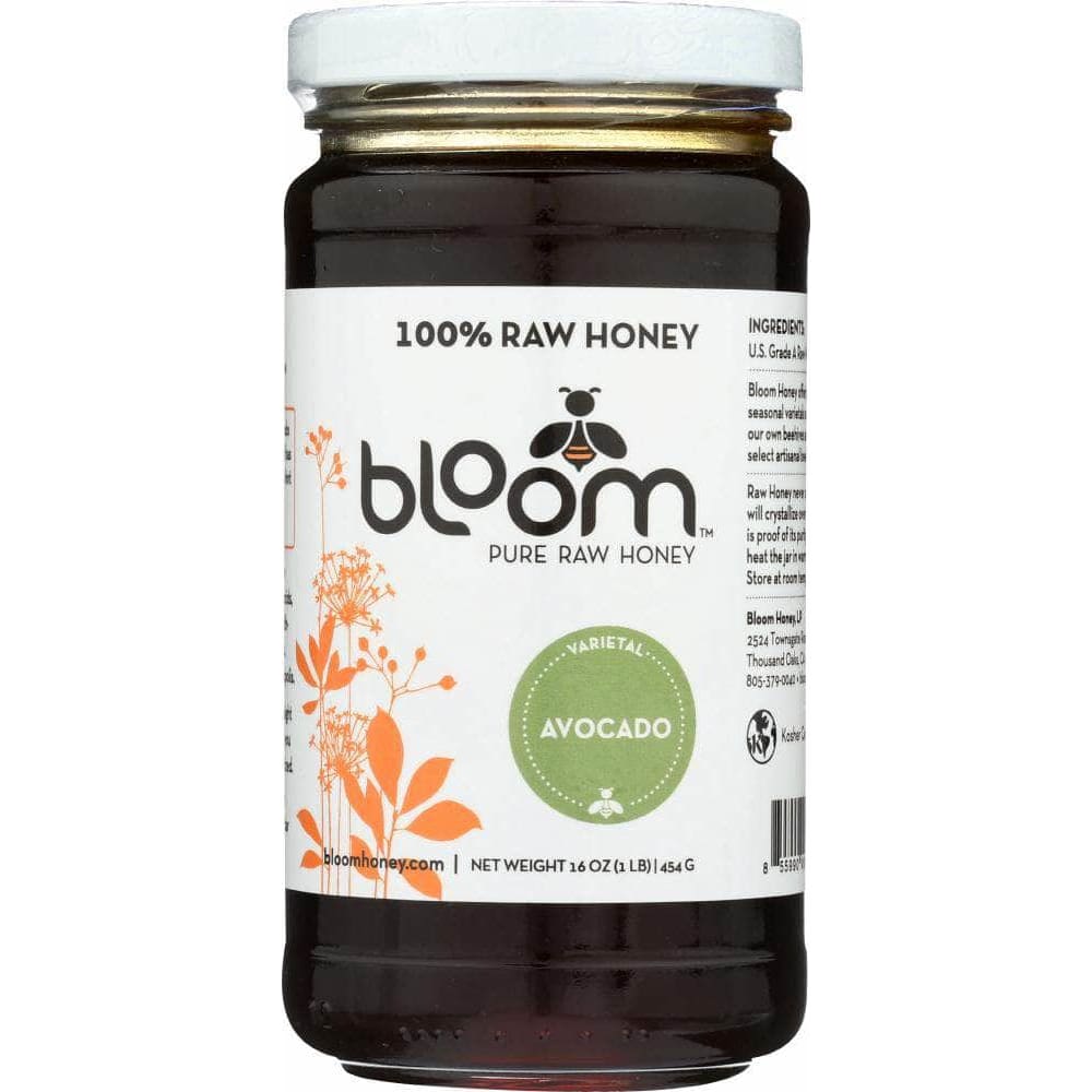 Bloom Honey Bloom Honey Raw Avocado Honey, 16 oz