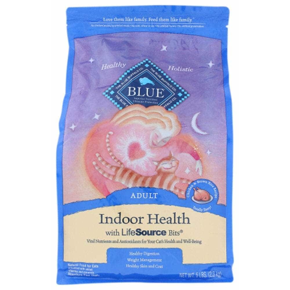 Blue Buffalo Blue Buffalo Indoor Health Adult Cat Food Chicken and Brown Rice Recipe, 5 lb