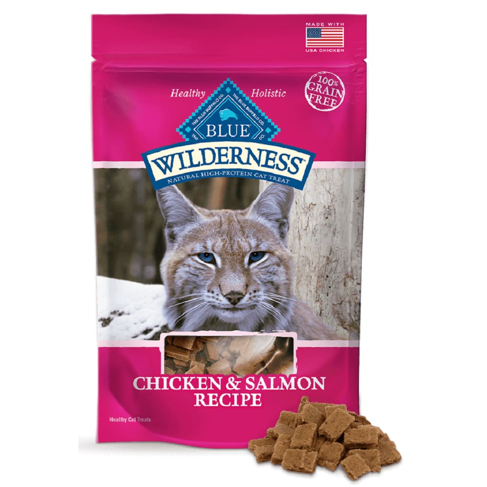 Wilderness Blue Buffalo Wilderness Chicken and Salmon Cat Treats, 2 oz