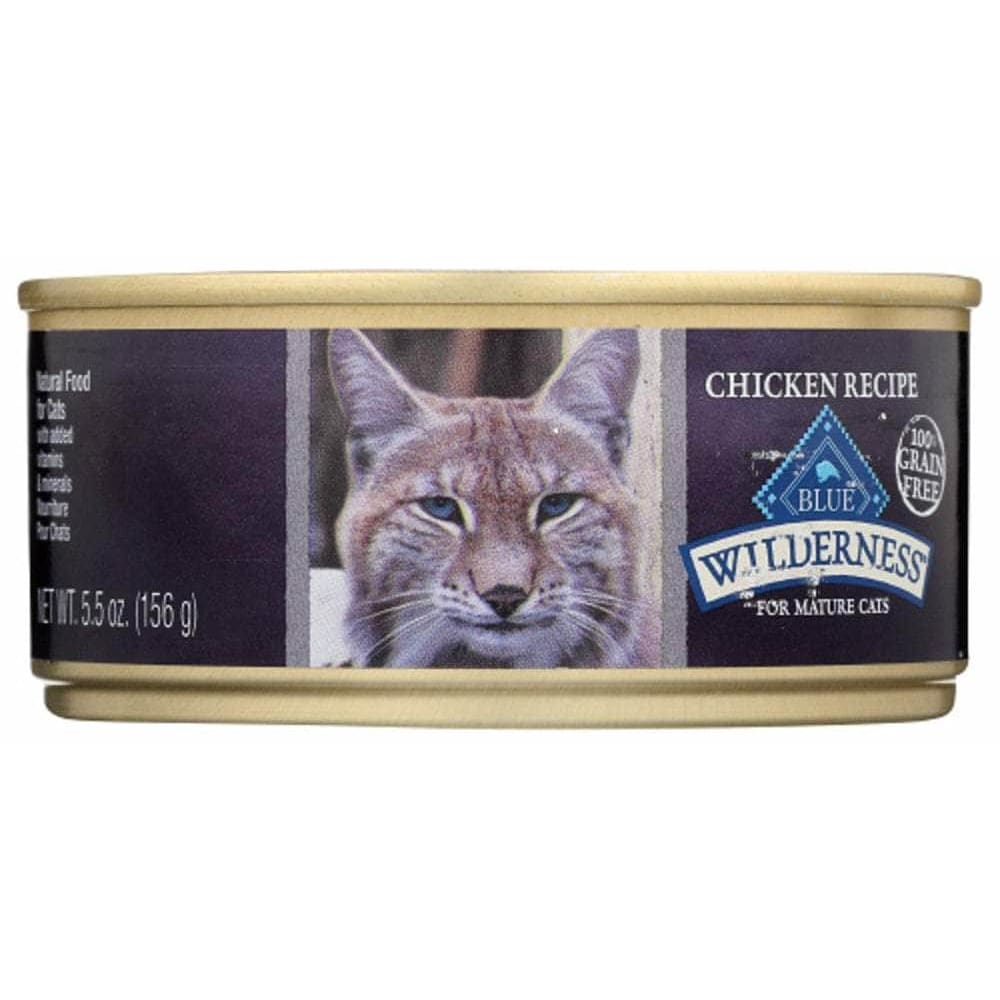 Wilderness Blue Buffalo Wilderness for Mature Cat Food Chicken Recipe, 5.50 oz