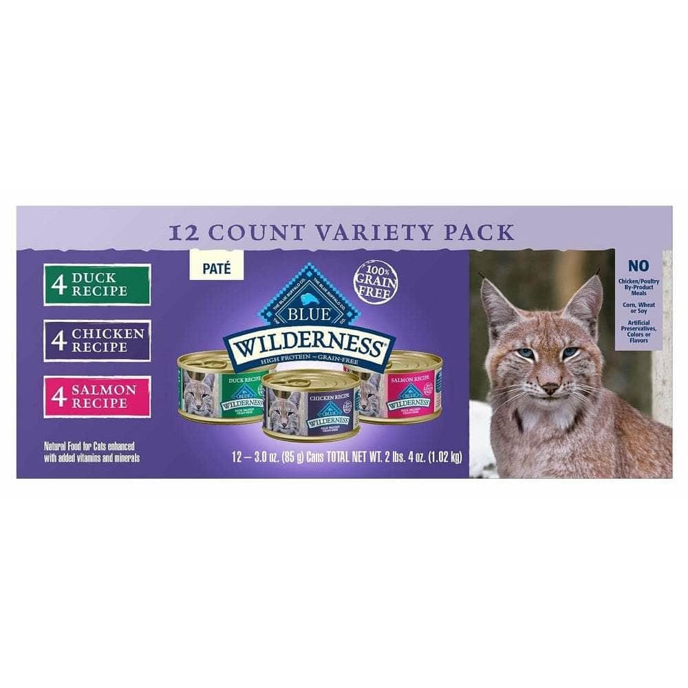 Wilderness Blue Buffalo Wilderness Variety Pack Cat Food, 12 ea