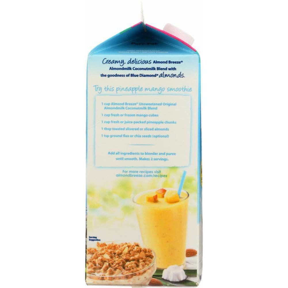 Blue Diamond Blue Diamond Almond Breeze Coconut Unsweetened Original, 64 oz