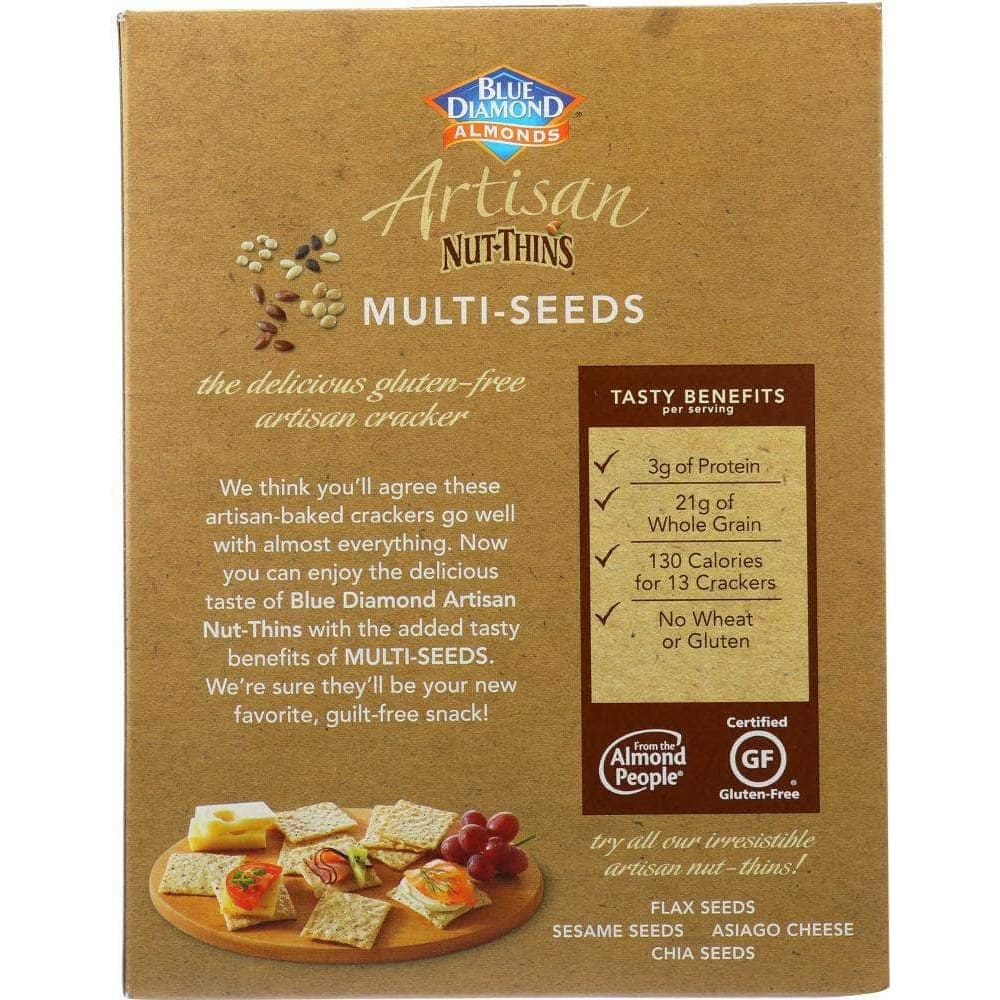 Blue Diamond Blue Diamond Nut Thins Artisan With Almonds & Multiseeds, Wheat & Gluten Free, 4.25 oz