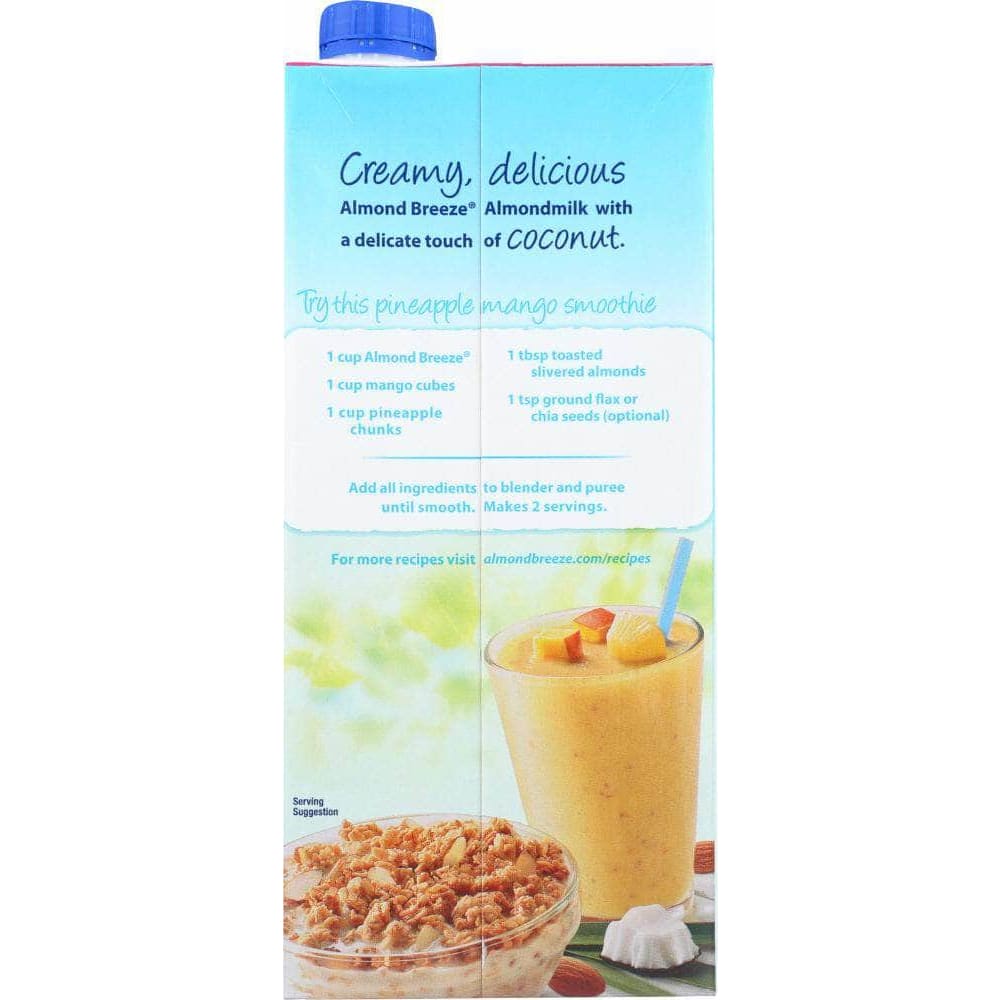 Almond Breeze Blue Diamond Unsweetened Coconut Almond Breeze, 32 oz