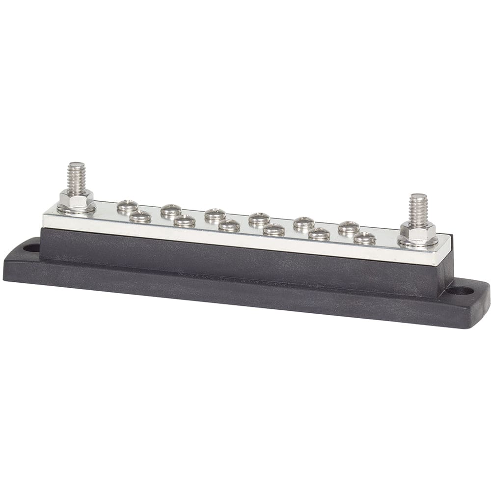 Blue Sea 2105 MaxiBus 250AMP Common BusBars 12 x #10 Terminal Screws - Electrical | Busbars Connectors & Insulators - Blue Sea Systems