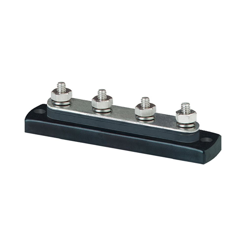 Blue Sea 2305 MiniBus 100 Ampere Common BusBar 4 x 10-32 Stud Terminal - Electrical | Busbars Connectors & Insulators - Blue Sea Systems