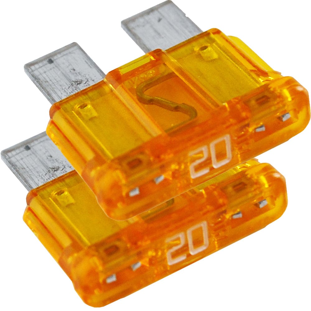 Blue Sea 5243 20A ATO/ ATC Fuse (Pack of 6) - Electrical | Fuse Blocks & Fuses - Blue Sea Systems