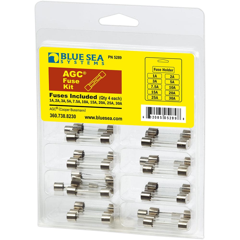 Blue Sea 5289 AGC Fuse Kit - 41-Piece - Electrical | Fuse Blocks & Fuses - Blue Sea Systems