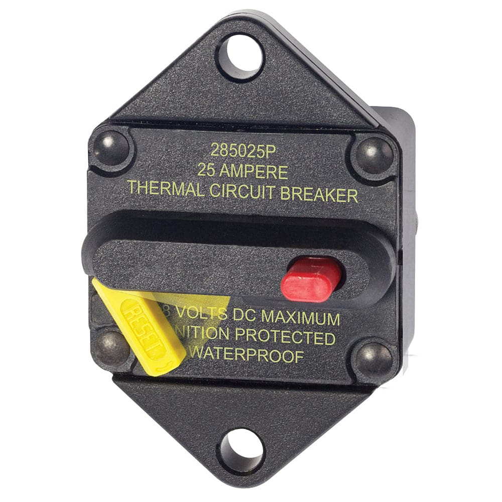 Blue Sea 7080 25 Amp Circuit Breaker Panel Mount 285 Series - Electrical | Circuit Breakers - Blue Sea Systems