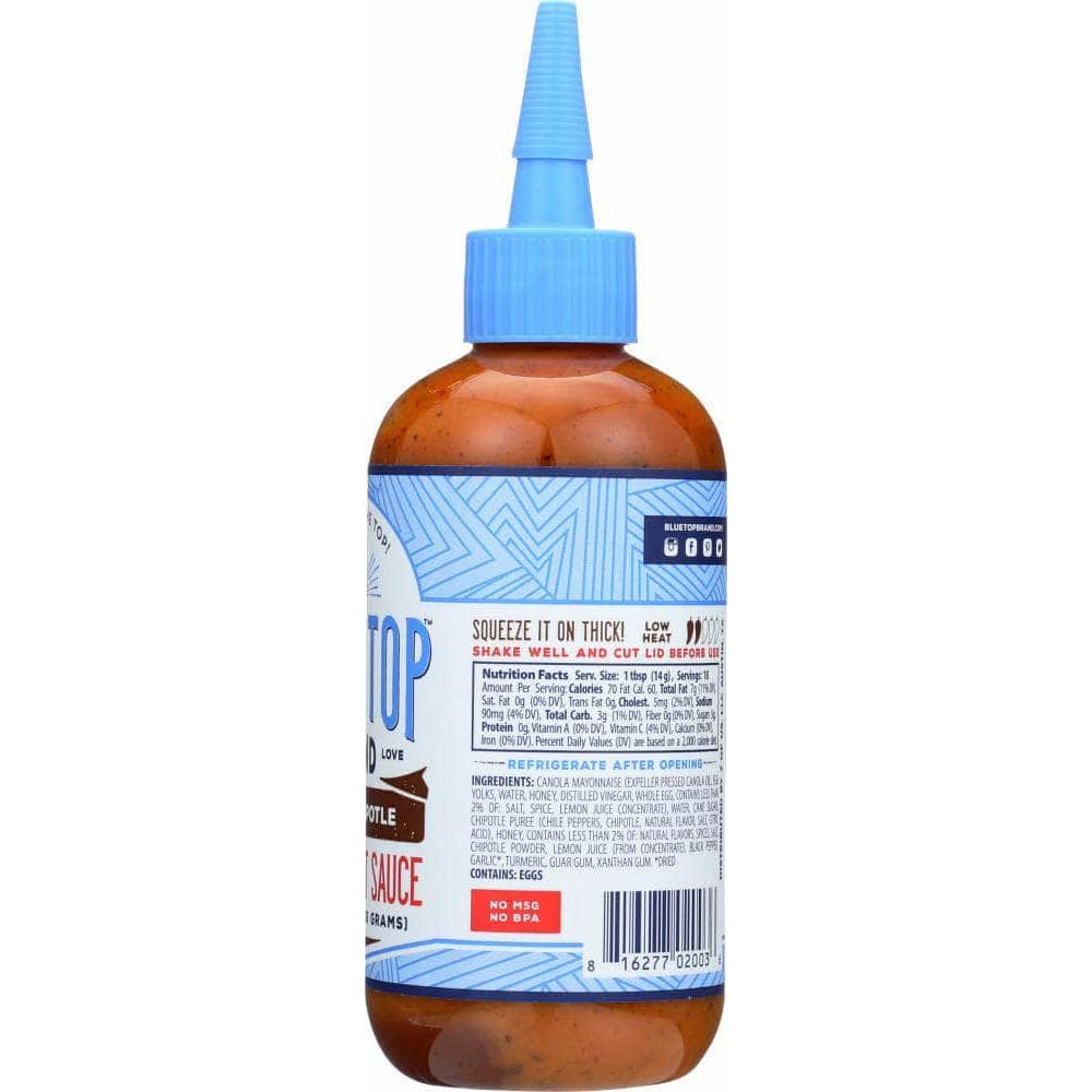 Blue Top Brand Blue Top Brand Creamy Hot Sauce Honey Chipotle, 9 oz