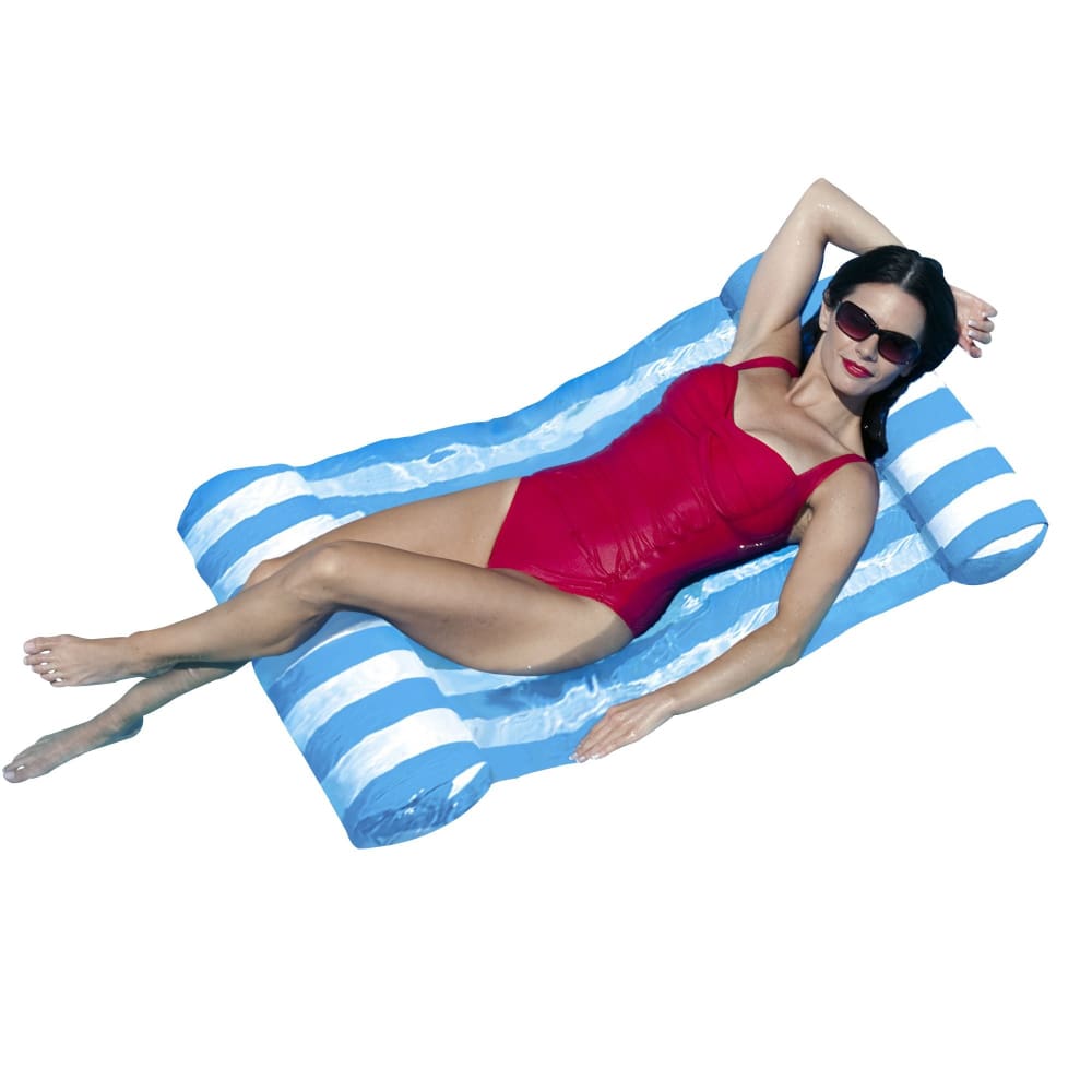 Blue Wave Blue Island Water Hammock Pool Float - Blue