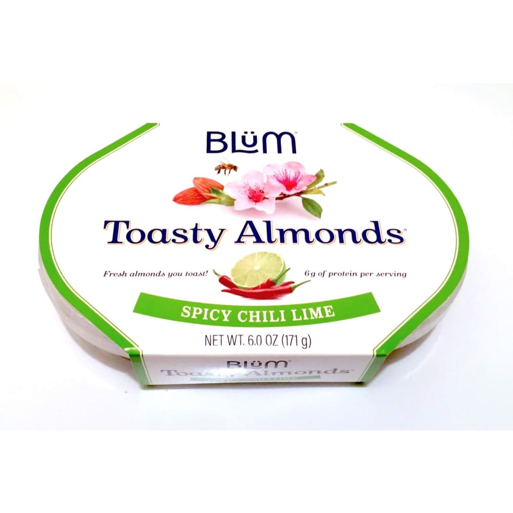 BLUM: Spicy Chili Lime Almonds 6 oz (Pack of 4) - Nuts - BLUM