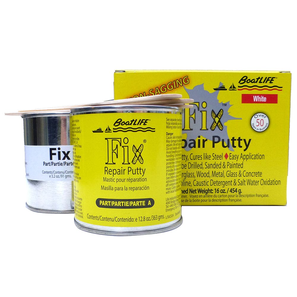 BoatLIFE Fix Repair Putty - 16oz - White - Boat Outfitting | Adhesive/Sealants - BoatLIFE