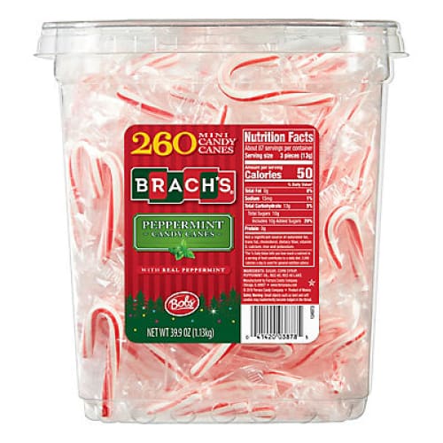 Bob’s Candy Canes 260 ct. - Home/Grocery/Candy/Gummy Hard & Chewy Candy/ - ShelHealth