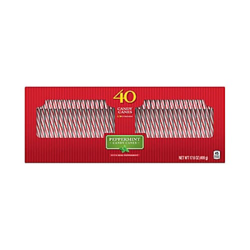 Bob’s Peppermint Candy Canes 40 ct. - Home/Grocery/Candy/Gummy Hard & Chewy Candy/ - ShelHealth