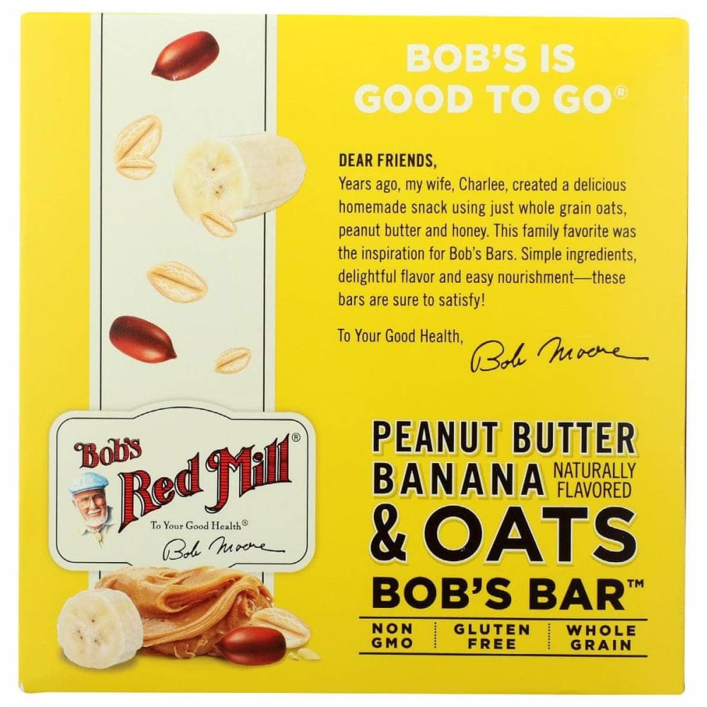 BOBS RED MILL Grocery > Snacks > Cookies > Bars Granola & Snack BOBS RED MILL: Bar Oat Pb Banana 5Pk, 8.67 oz