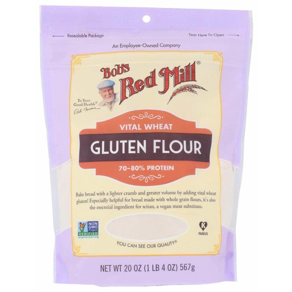 BOBS RED MILL Grocery > Cooking & Baking > Flours BOBS RED MILL: Flour Wheat Gluten, 20 oz