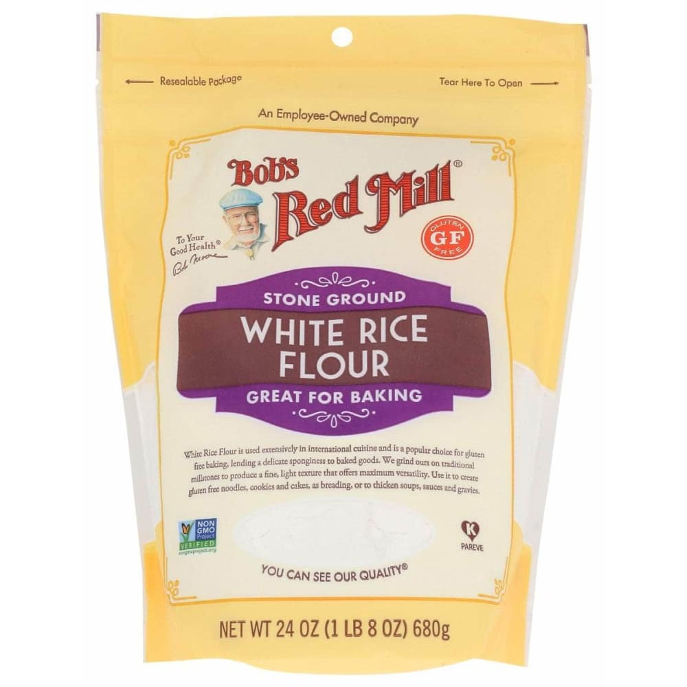 BOBS RED MILL Grocery > Cooking & Baking > Flours BOBS RED MILL: Flour White Rice, 24 oz