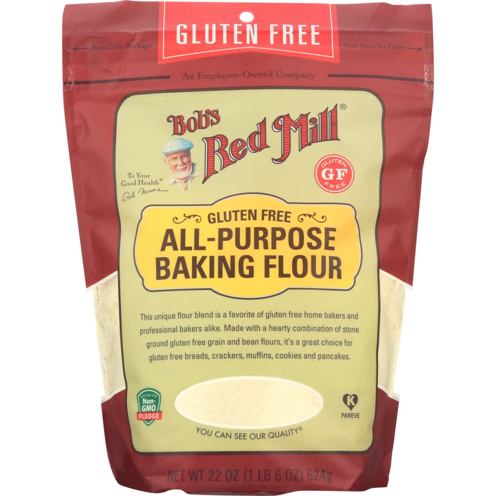 BOBS RED MILL: Gluten Free All-Purpose Baking Flour 22 OZ (Pack of 4) - Grocery > Cooking & Baking > Flours - BOBS RED MILL