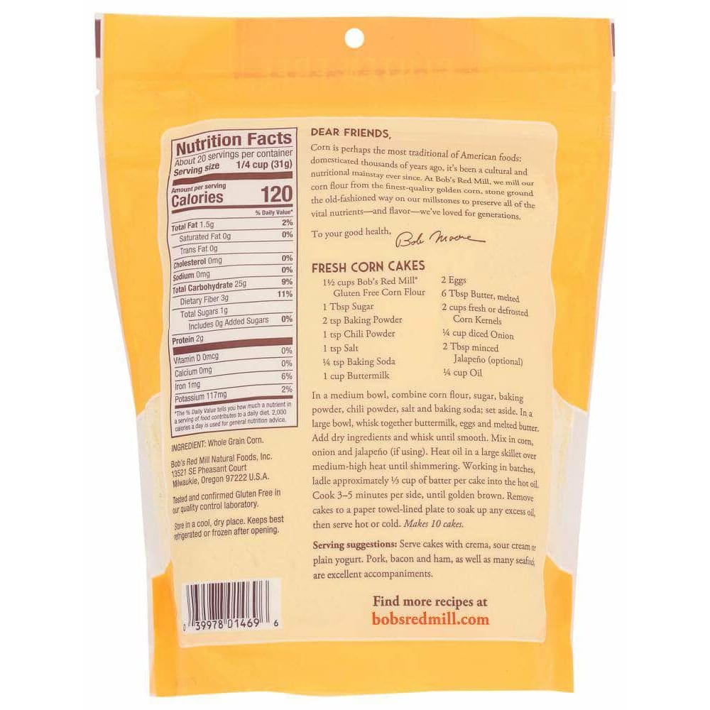 Bobs Red Mill Bob's Red Mill Gluten Free Corn Flour, 22 oz