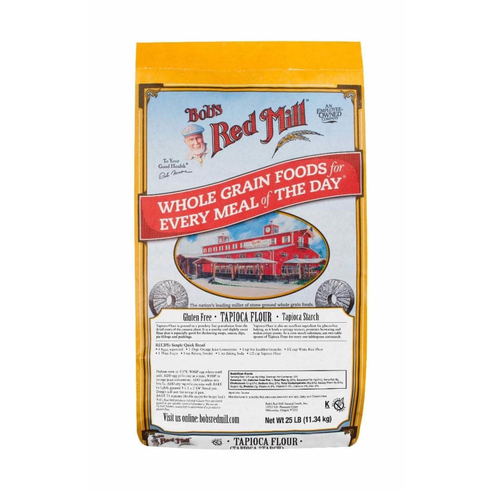 Bobs Red Mill Bob's Red Mill Gluten Free Flour Tapioca, 25 lb