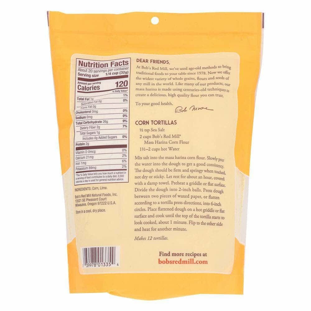 Bobs Red Mill Bob's Red Mill Golden Corn Flour Masa Harina, 22 oz