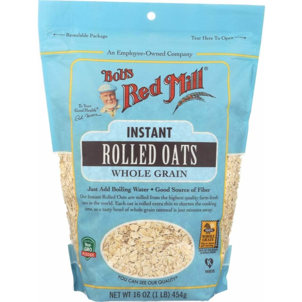 BOBS RED MILL Grocery > Meal Ingredients > Grains BOBS RED MILL: Instant Rolled Oats, 16 oz