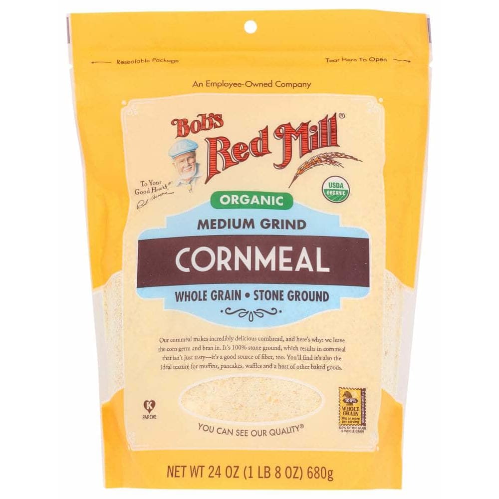 Bobs Red Mill Bob's Red Mill Organic Medium Grind Cornmeal, 24 oz