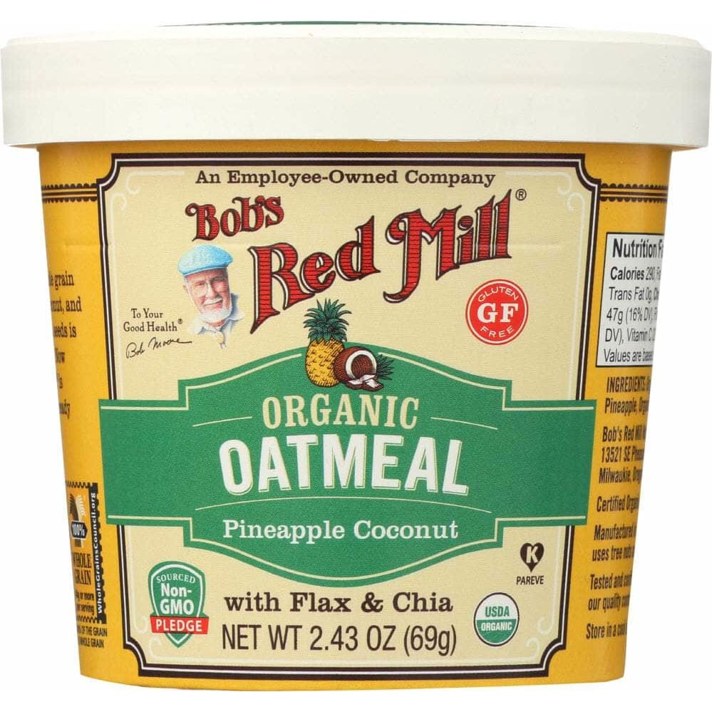 Bobs Red Mill Bobs Red Mill Organic Oatmeal Cup Pineapple Coconut, 2.43 oz