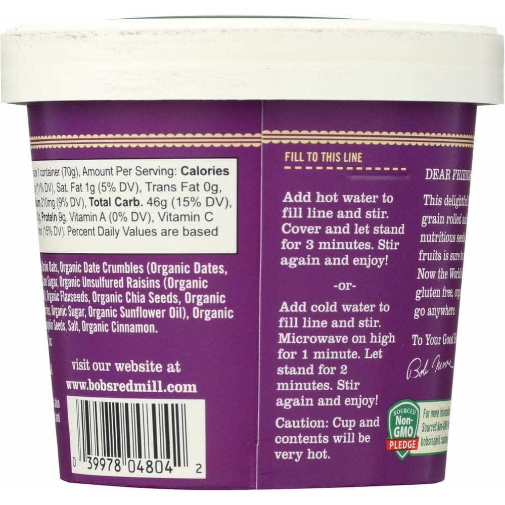 Bobs Red Mill Bobs Red Mill Organic Oatmeal Fruit & Seed, 2.47 oz