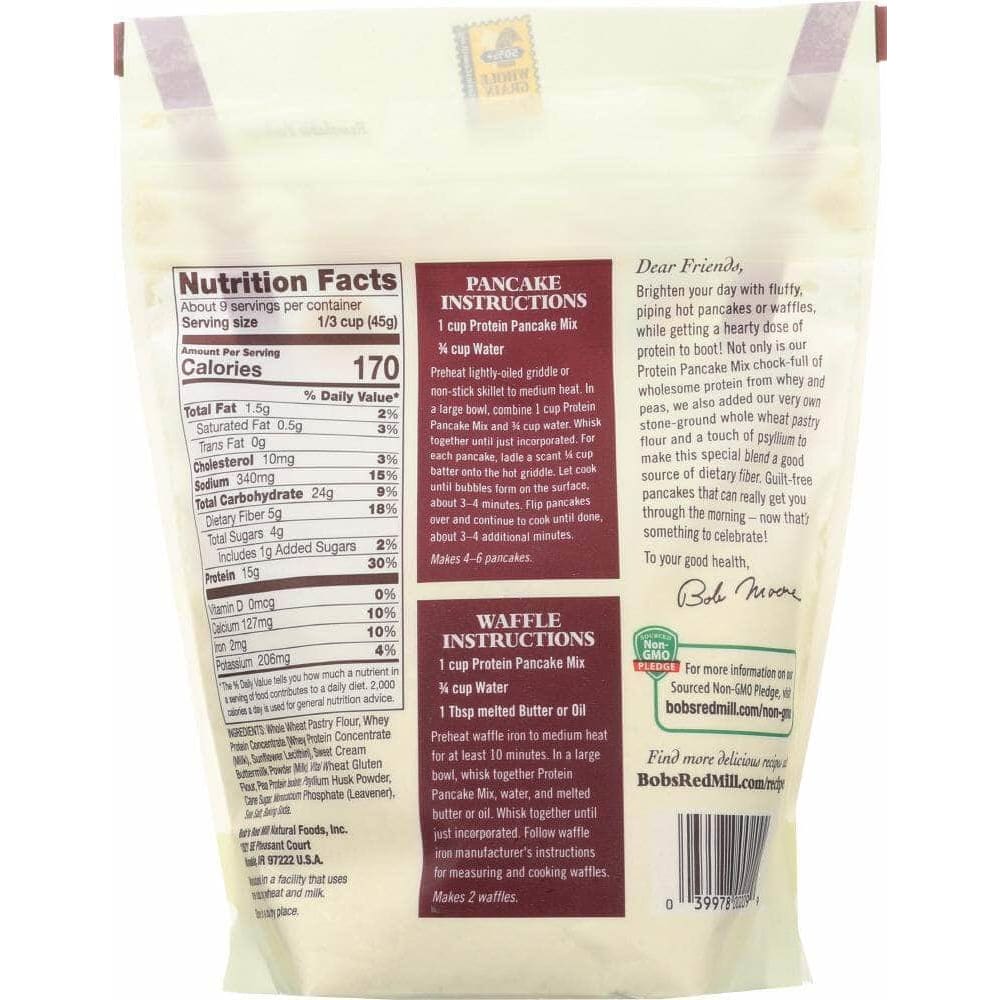 Bobs Red Mill Bobs Red Mill Protein Pancake & Waffle Mix, 14 oz