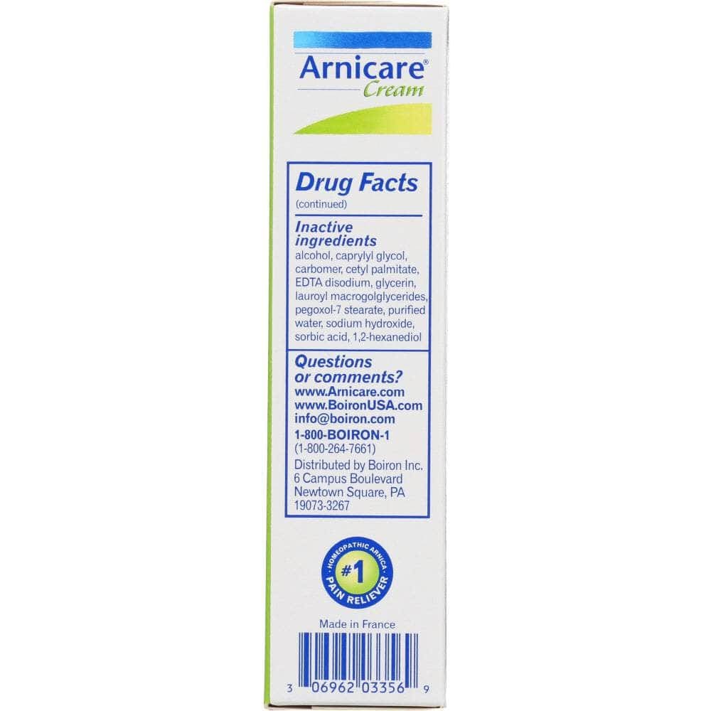 BOIRON Boiron Arnicare Cream Homeopathic Medicine, 2.5 Oz