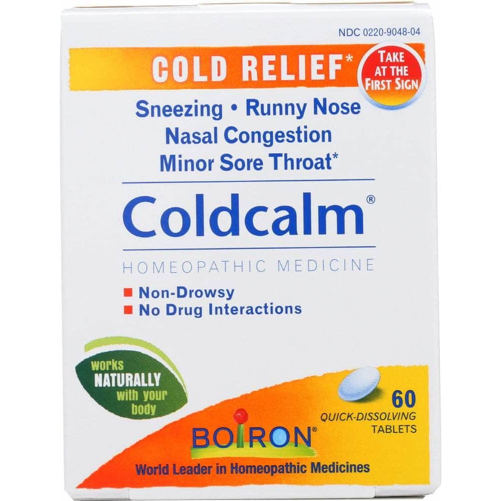 BOIRON Boiron Coldcalm Homeopathic Cold Medicine, 60 Tablets