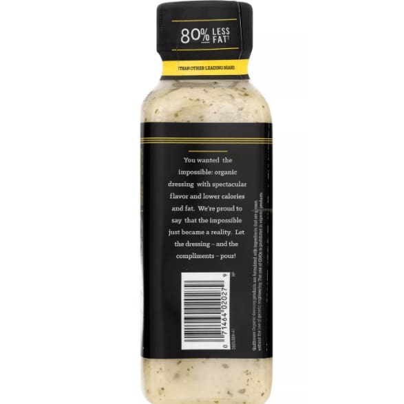 Bolthouse Bolthouse Farms Organic Lemon Basil Vinaigrette Dressing, 12 oz