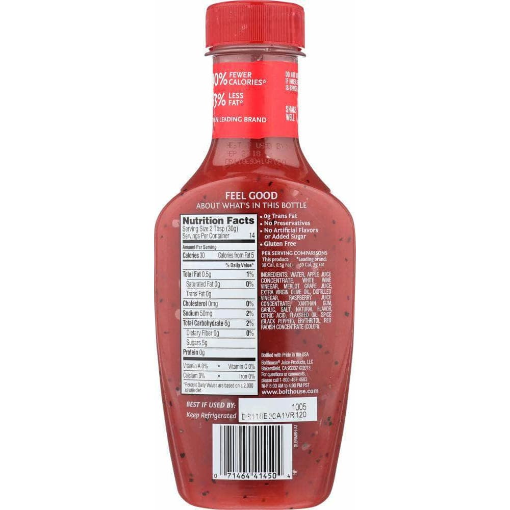 Bolthouse Bolthouse Farms Raspberry Merlot Vinaigrette Dressing, 14 oz