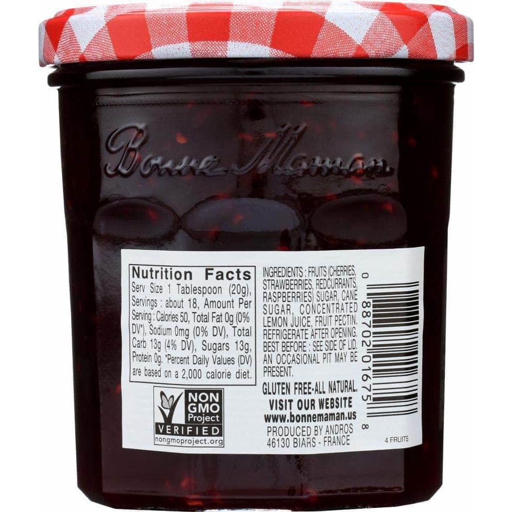 Bonne Maman Bonne Maman Four Fruits Preserves, 13 oz