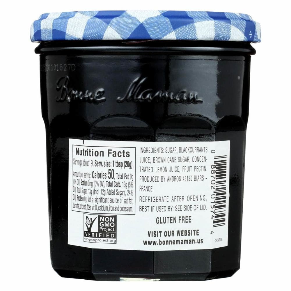 BONNE MAMAN Bonne Maman Jelly Black Currant, 13 Oz