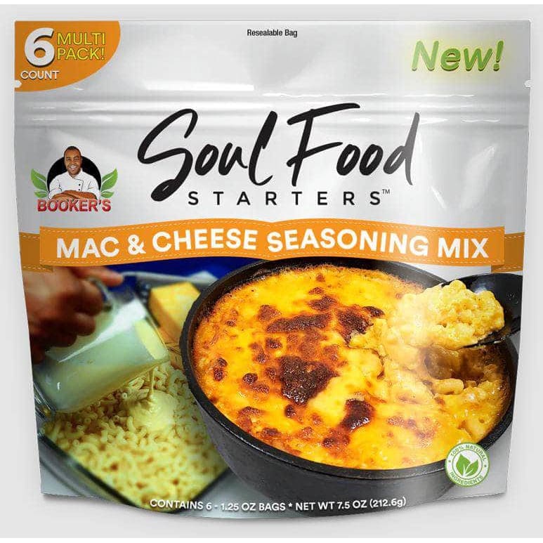 BOOKERS SOUL FOOD STARTERS Grocery > Cooking & Baking > Seasonings BOOKERS SOUL FOOD STARTERS: Mac And Cheese Seasoning Mix, 7.5 oz