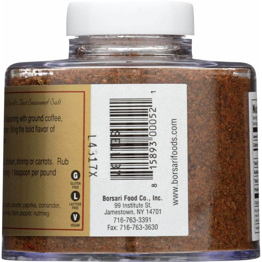 Borsari Borsari Seasoning Coffee Rub, 3.5 oz