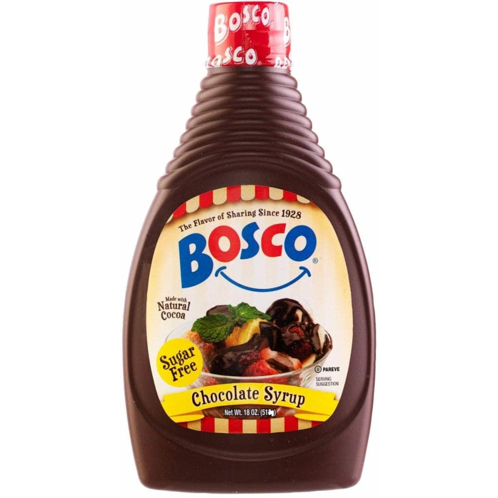 BOSCO Grocery > Breakfast > Breakfast Syrups BOSCO: Syrup Chococolate Sf, 18 oz