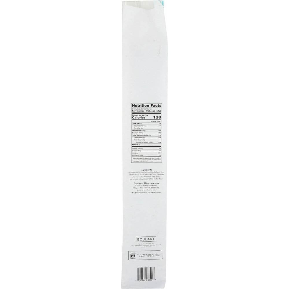 Boulart Boulart Ciabatta Original Baguette, 11.50 oz